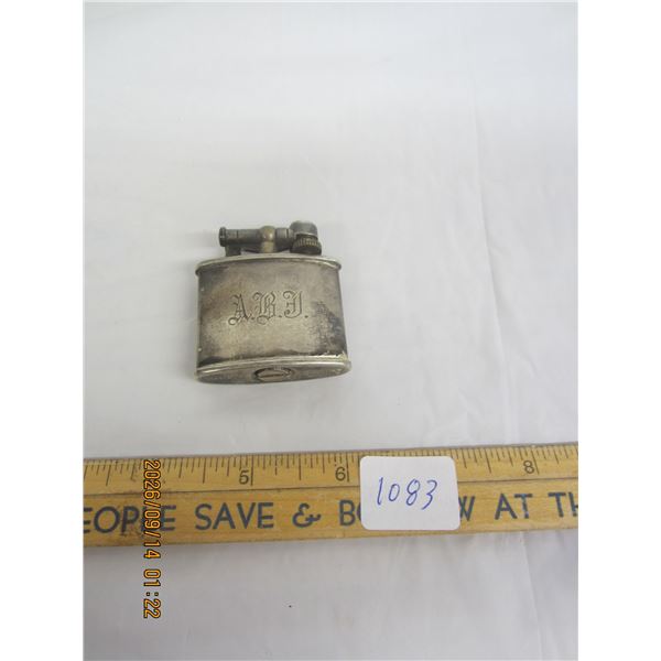 1083. Very Rare Sterling 925 Silver Mavco Cigarette Lighter Made in Canada 44.7 grams