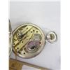Image 4 : 1087. Sterling Silver Antique Dress Size English Pocket Watch Great Condition Working 78 Grams