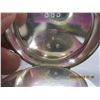 Image 6 : 1087. Sterling Silver Antique Dress Size English Pocket Watch Great Condition Working 78 Grams