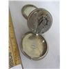 Image 4 : 1088. Antique Waltham Sidewinder Pocket Watch Working Silver Plated Case