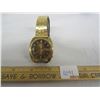 Image 1 : 1091. Vintage Bulova Accutron Wristwatch in Gold with Day and Month