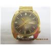 Image 3 : 1091. Vintage Bulova Accutron Wristwatch in Gold with Day and Month