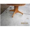 Image 5 : 1102. Antique Round Coffee Table with Quarter Cut Top