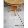 Image 2 : 1103. Antique Round Oak Table with Base
