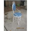 Image 2 : 1105. Antique Metal Chair with Padded Seat