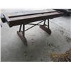 Image 4 : 1107. Antique Pine Primitive Work Bench with a Cast Iron Base Rare Item Would Make a Great Kitchen I