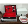 Image 1 : Mixed Lot – DVD Player, Ceramic Platter, “Travel Bar” Chest, etc.