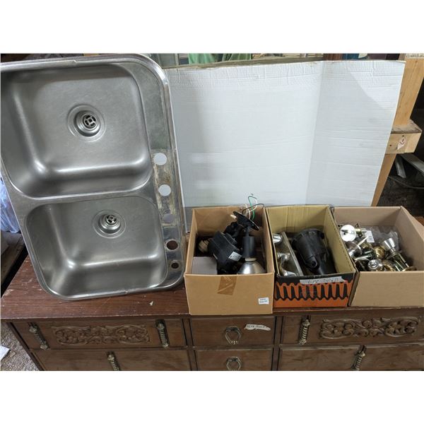 Renovation Supplies – Sink, Door Knobs, Lights, etc.