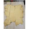 Image 1 : Stretched & Tanned Buckskin Leather ~ 3’ x 3’