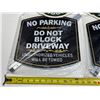 Image 2 : (2) Private Drive and (2) No Parking Metal Sings.