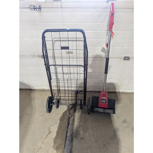 Easy Wheels Super Shopping Cart, Toro Power Shovel w/ Manual (For Repair or Parts)