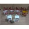 Image 1 : (9) Ukrainian Design Glasses, Salt & Pepper Shaker, Golf Ball