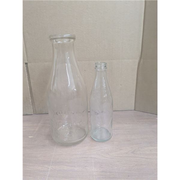 Vintage Glass 10oz Pepsi Cola Bottle, Glass P.A.C.Co. Bottle