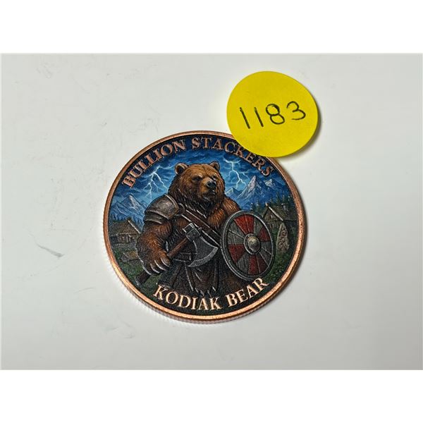 Bullion Stackers - Kodiak Bear Coin.