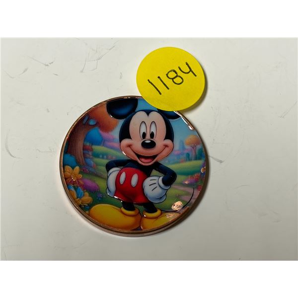 Mickey and Minnie - 1 Troy Ounce .999 Fine Copper.