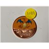 Image 1 : Pokemon Charizard - 1 oz AVDP .999 Copper.