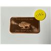 Image 1 : Fine Copper .999 - One AVDP Ounce Bar.