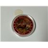 Image 2 : Maple Leaf Mint - 1 Troy Oz .999 Fone Copper - Deer Hunting Red Deer.