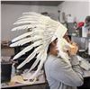 Image 4 : White Feathered Headdress, 30" Across