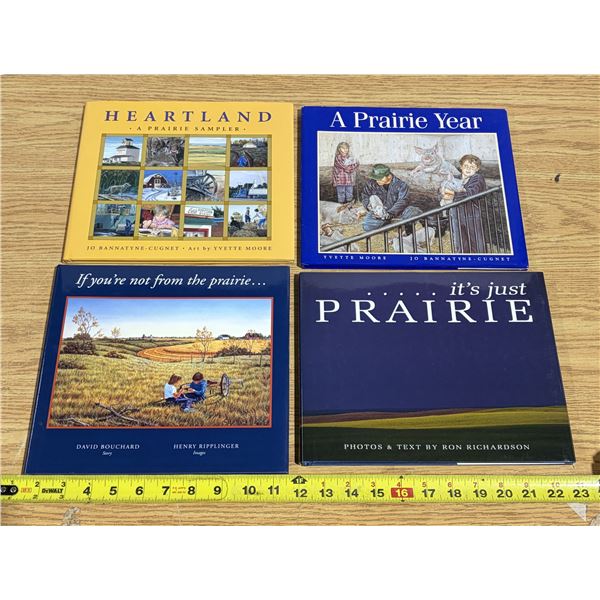 (4) Prairie Themed Books inc. Two Signed by Authors