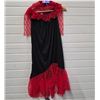 Image 2 : Spanish Senorita Halloween Costume w/ Black Wig