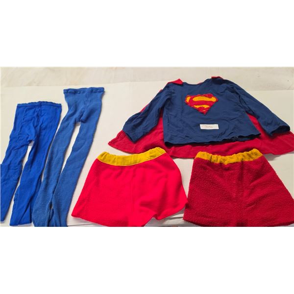Superman Halloween Costume Lot (Size 7-8)