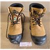 Image 1 : Steel Toe Leather Work Boots (Size 8)