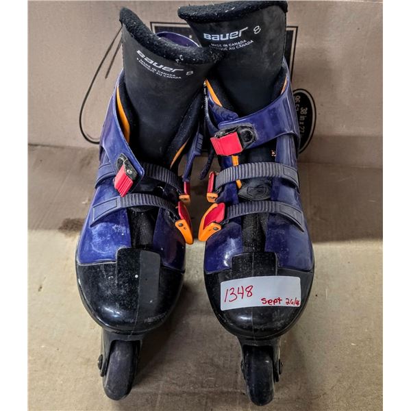 Purple Bauer Roller Blades (Women’s Size 8)