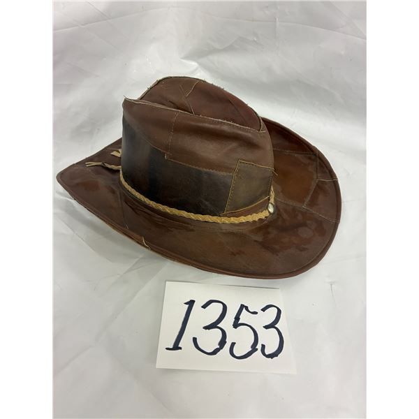Australian Brimmed Leather Hat