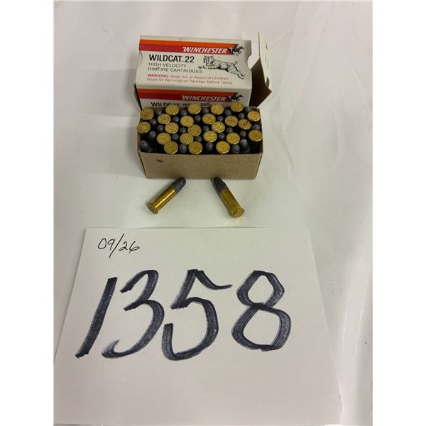 Box .22 Winchester Wildcats **PAL Required
