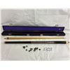 Image 1 : Pool Cue w/ Case & Extra Tips