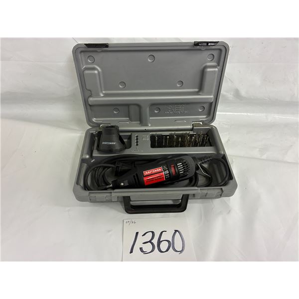 Craftsman Dremel Tool & Bits in Case