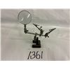 Image 1 : Fly Fish Jig/Hobby Tool w/ Duel Allegator Clips and Magnifying Glass
