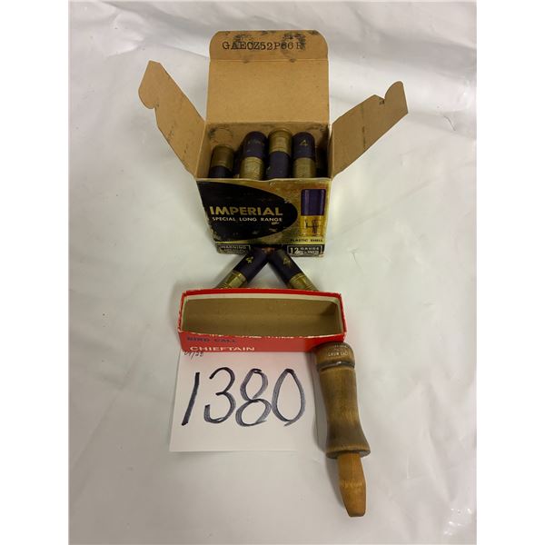 Imperial 12GA 2 ¾” Shot Shell, Chiefton Crow Call **PAL Required