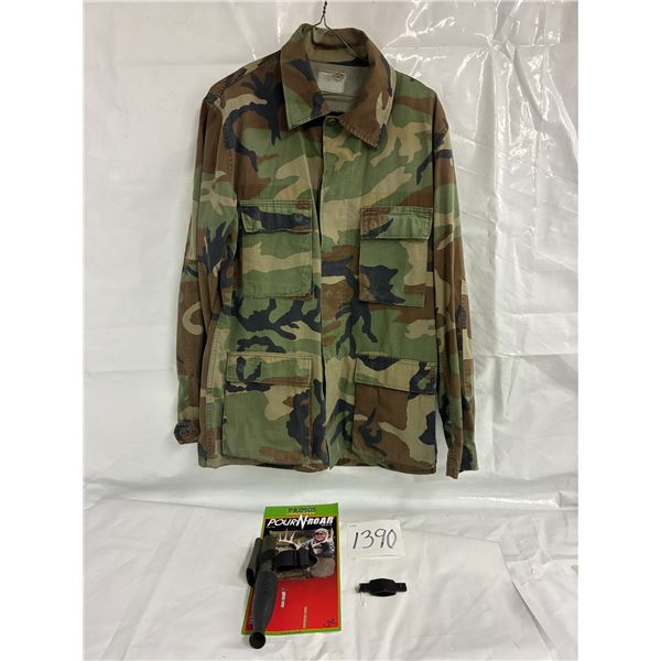 XL Army Camo Jacket, Elk Talker, Prismos Buckcall