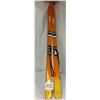 Image 1 : Hot Heads Downhill Skis 71” (180cm) w/ 505 Salamon Bindings