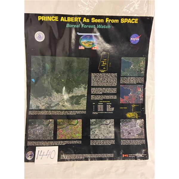 “NASA” Poster – Prince Albert as Seen from Space