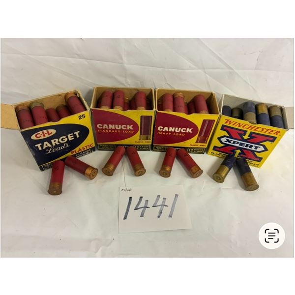 (4) Boxes of 12 Ga 2 ¾” Shot Shell **PAL Required