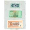 Image 4 : Binder of Foreign Currency Banknotes. (Total 15 Notes - All New/Uncirculated)
