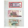 Image 7 : Binder of Foreign Currency Banknotes. (Total 15 Notes - All New/Uncirculated)
