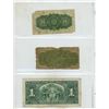 Image 7 : Binder of Junier Collector's Set. (It Includes (2) Shinplasters, 1, 5, 10, 25, 50 Cents ; 1,  5, 10,