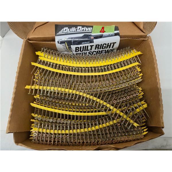 Full Box Quick Drive Screws 2” #2 Square Drive