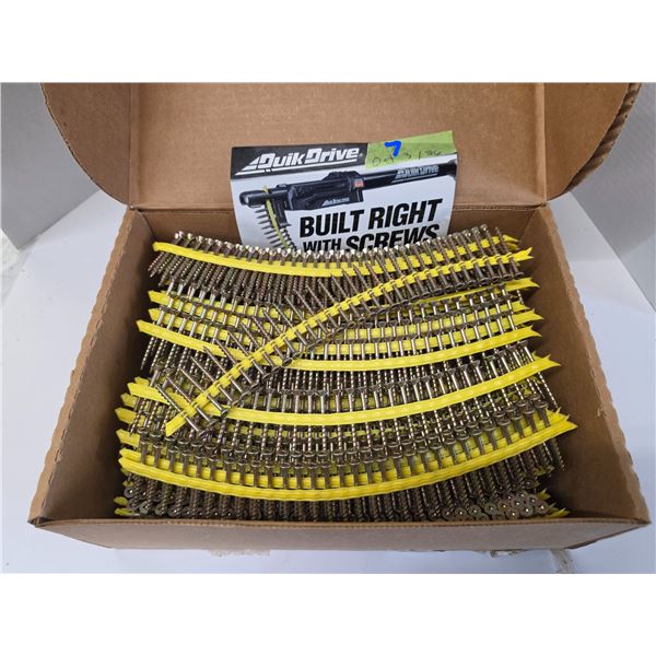 Full Box Quick Drive Screws 2” #8 Square Drive