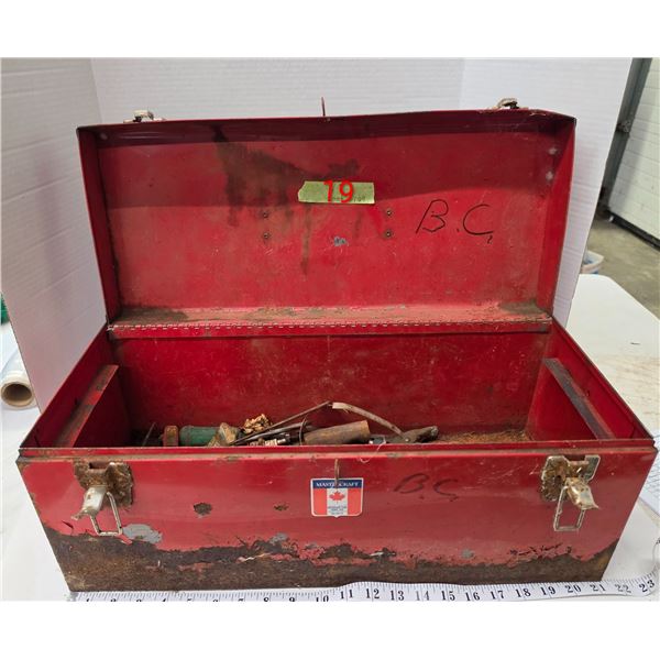 Mastercraft Toolbox – 21”x 9”x 9”