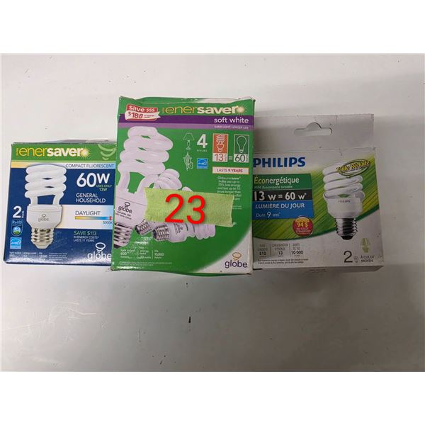 Lot of 60-watt Lightbulbs