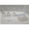 Image 1 : (3) Wine Glasses, Reuseable Ice Cubes (?)