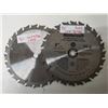 Image 1 : (2) 8” Saw Blades