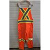 Image 2 : NEW High Visibility Orange Overalls – Medium