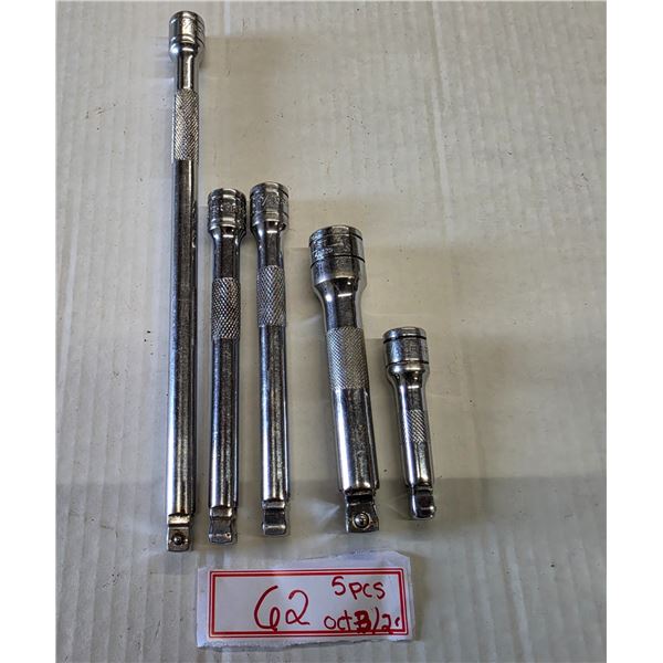 (5) Extension Bars, 3” to 10” Long
