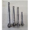 Image 2 : (4) Thumbwheel Drive Ratchets, ¼ ? ½